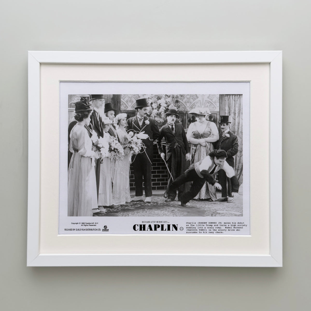 Chaplin 1992 Film Movie Press Publicity Still Framed