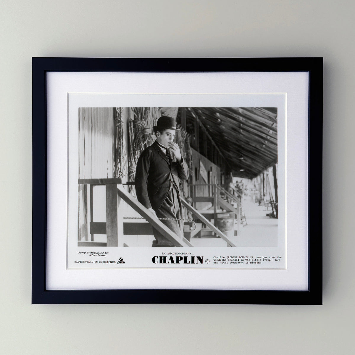 Chaplin 1992 Film Movie Press Publicity Still Framed