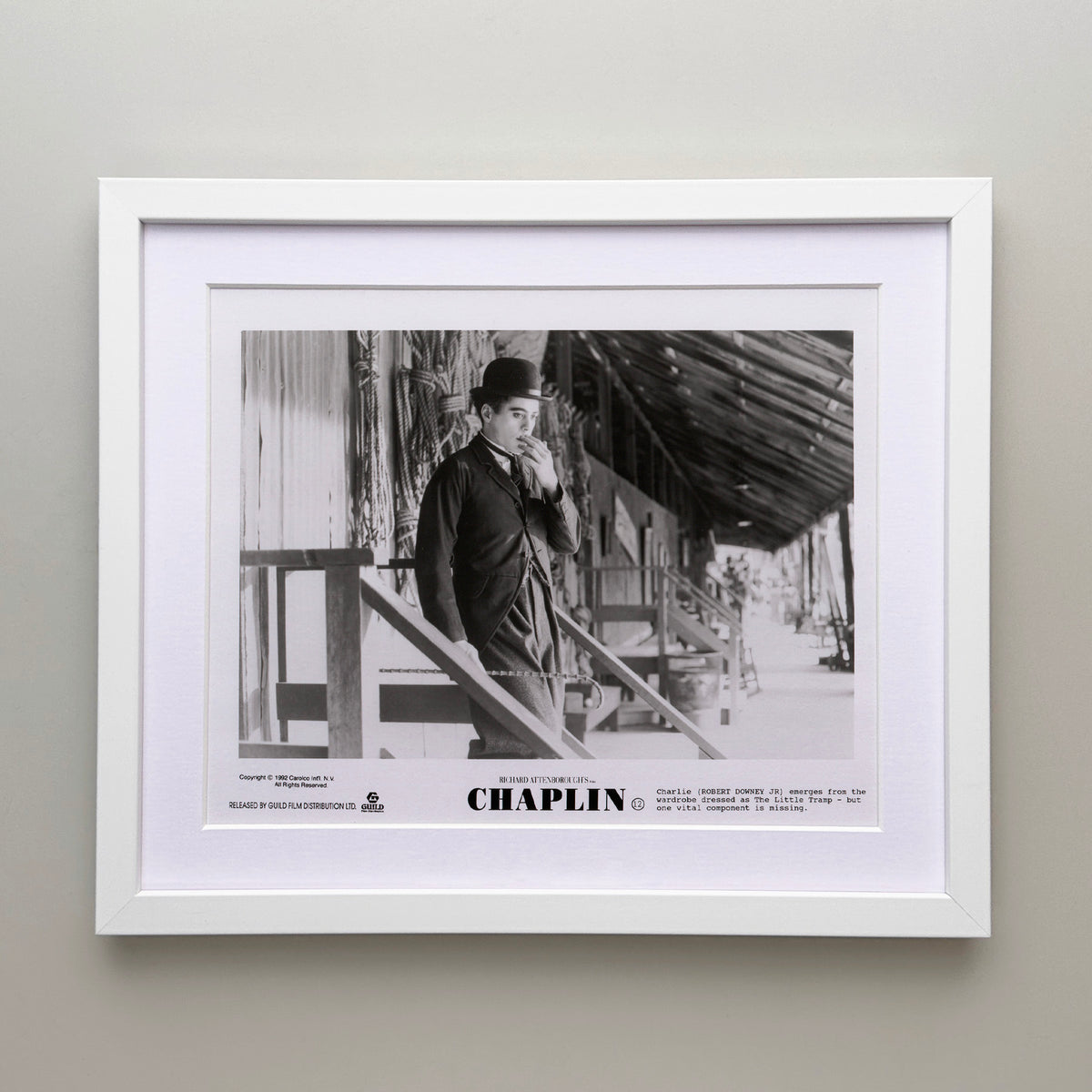 Chaplin 1992 Film Movie Press Publicity Still Framed