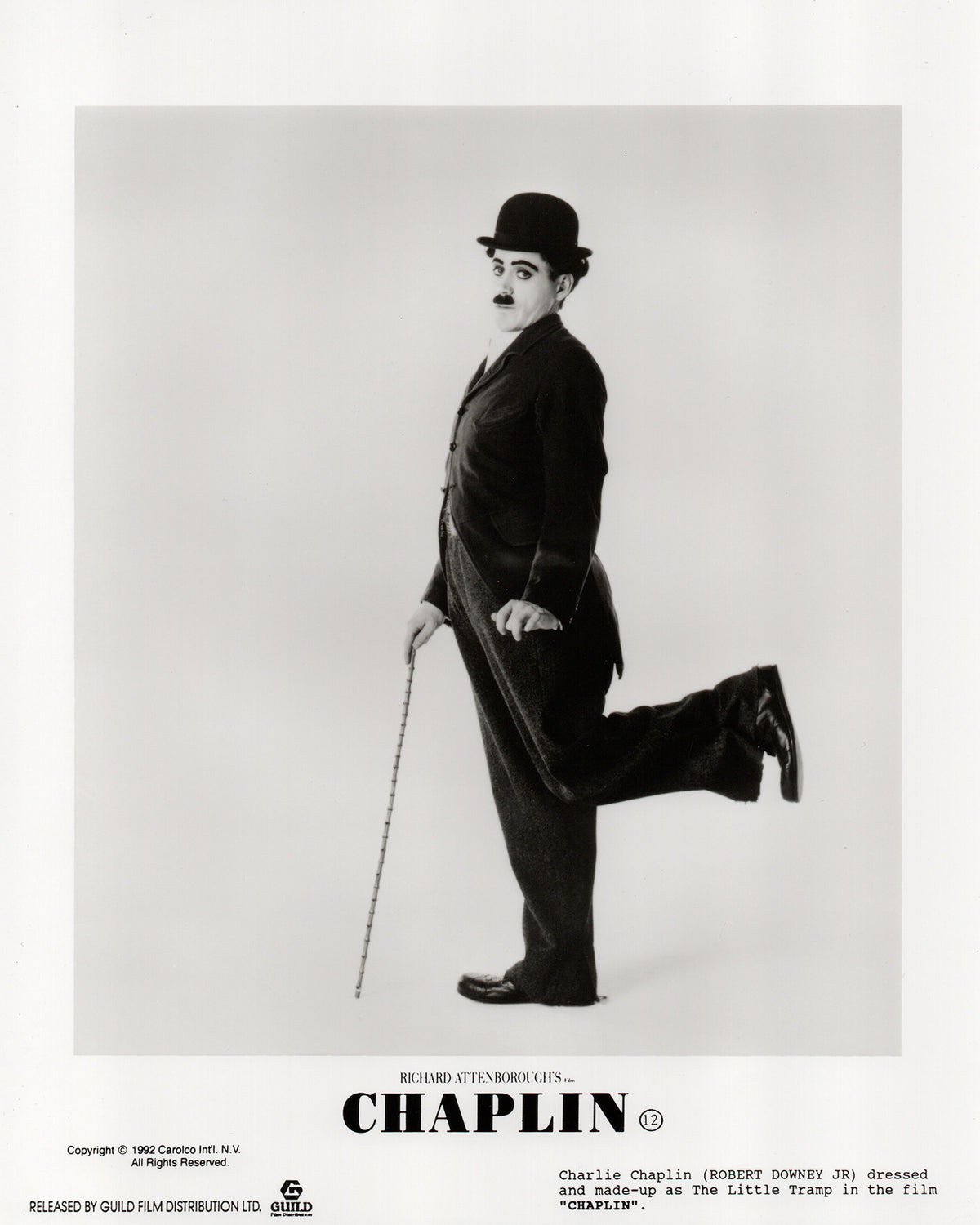 Chaplin 1992 Film Movie Press Publicity Still Framed