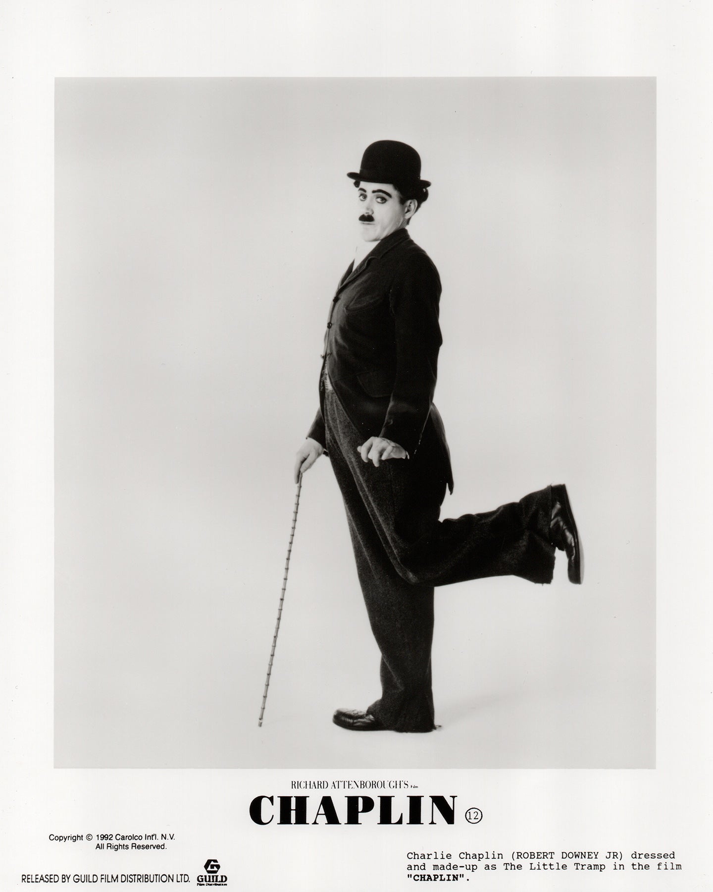 Chaplin 1992 Film Movie Press Publicity Still Framed