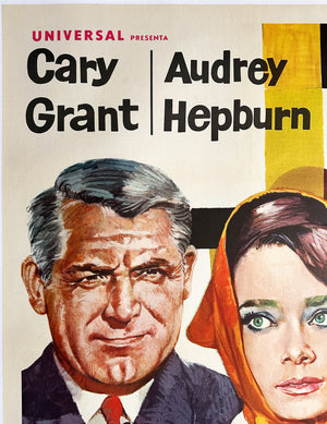Charade R1969 Italian 2 Foglio Film Movie Poster, Rodolfo Valcarenghi - detail