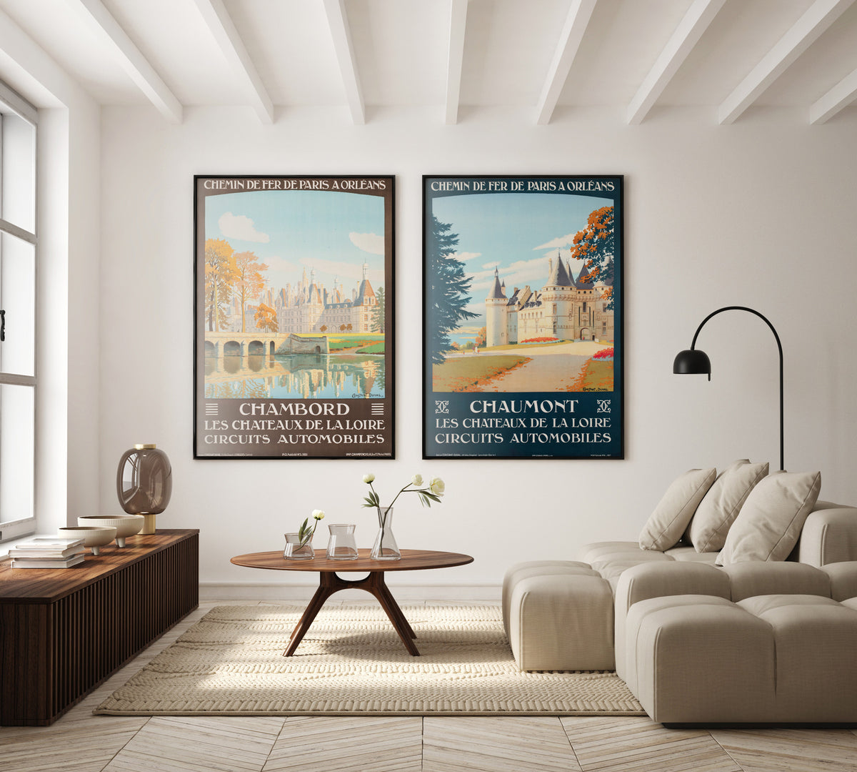 Chaumont c1928 French Railway Travel Advertising Poster Contant Duval