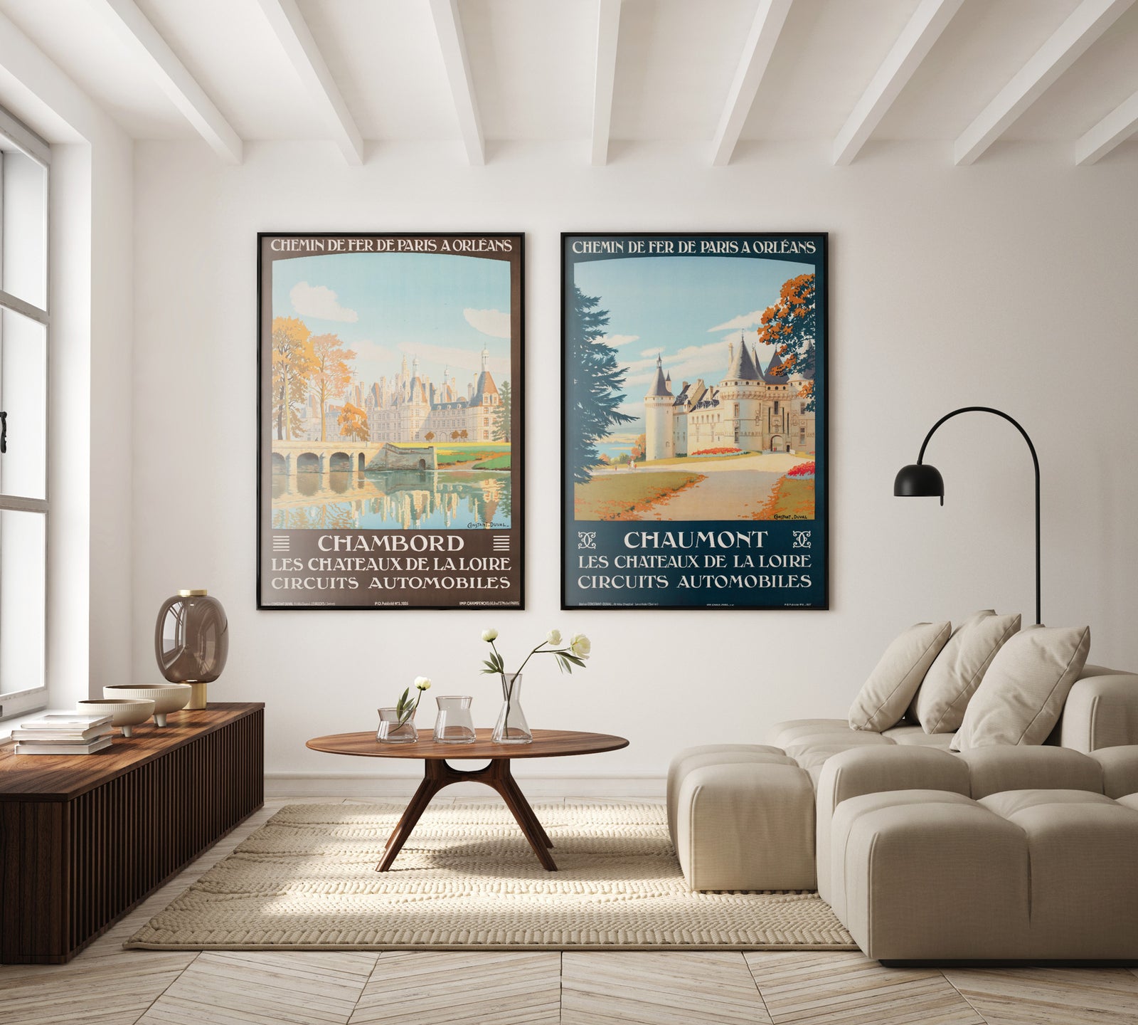 Chaumont c1928 French Railway Travel Advertising Poster Contant Duval