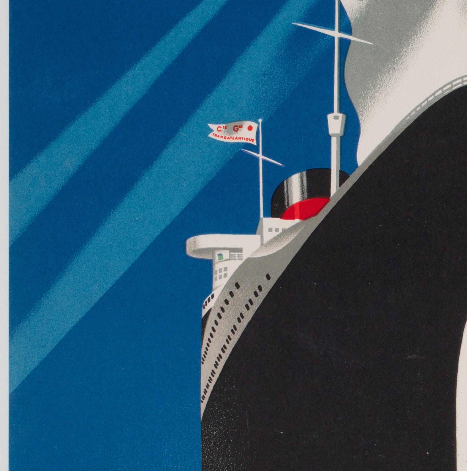 Cie Gle Transatlantique 1950s French Line Travel Poster Paul Colin cie-gle-transatlantique-1950s-french-line-travel-poster-paul-colin