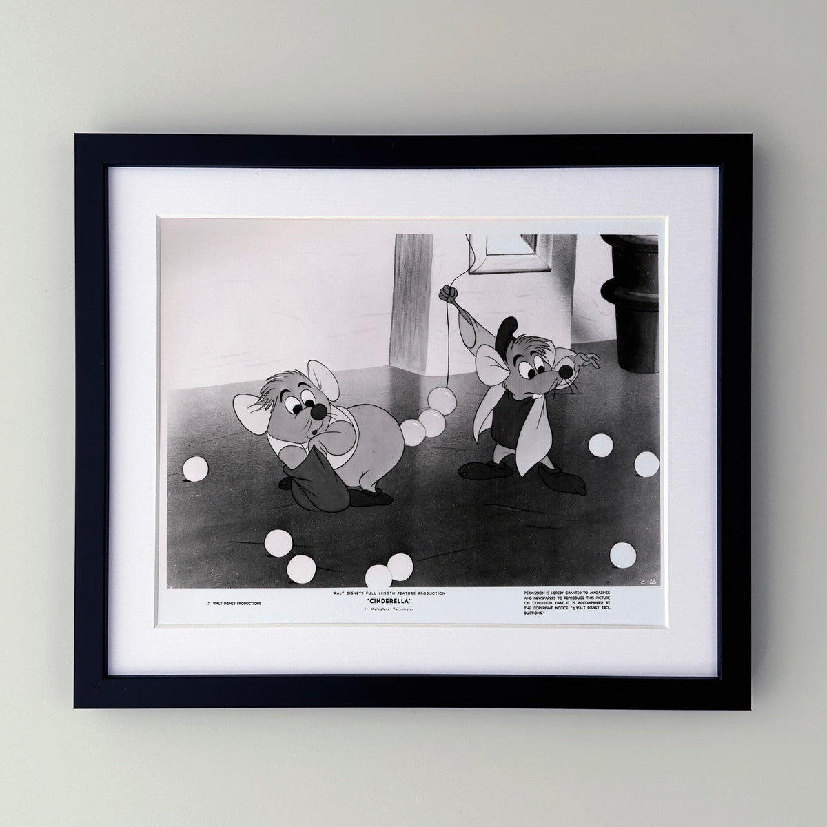 Cinderella 1950 Publicity Film Movie Press Still Framed