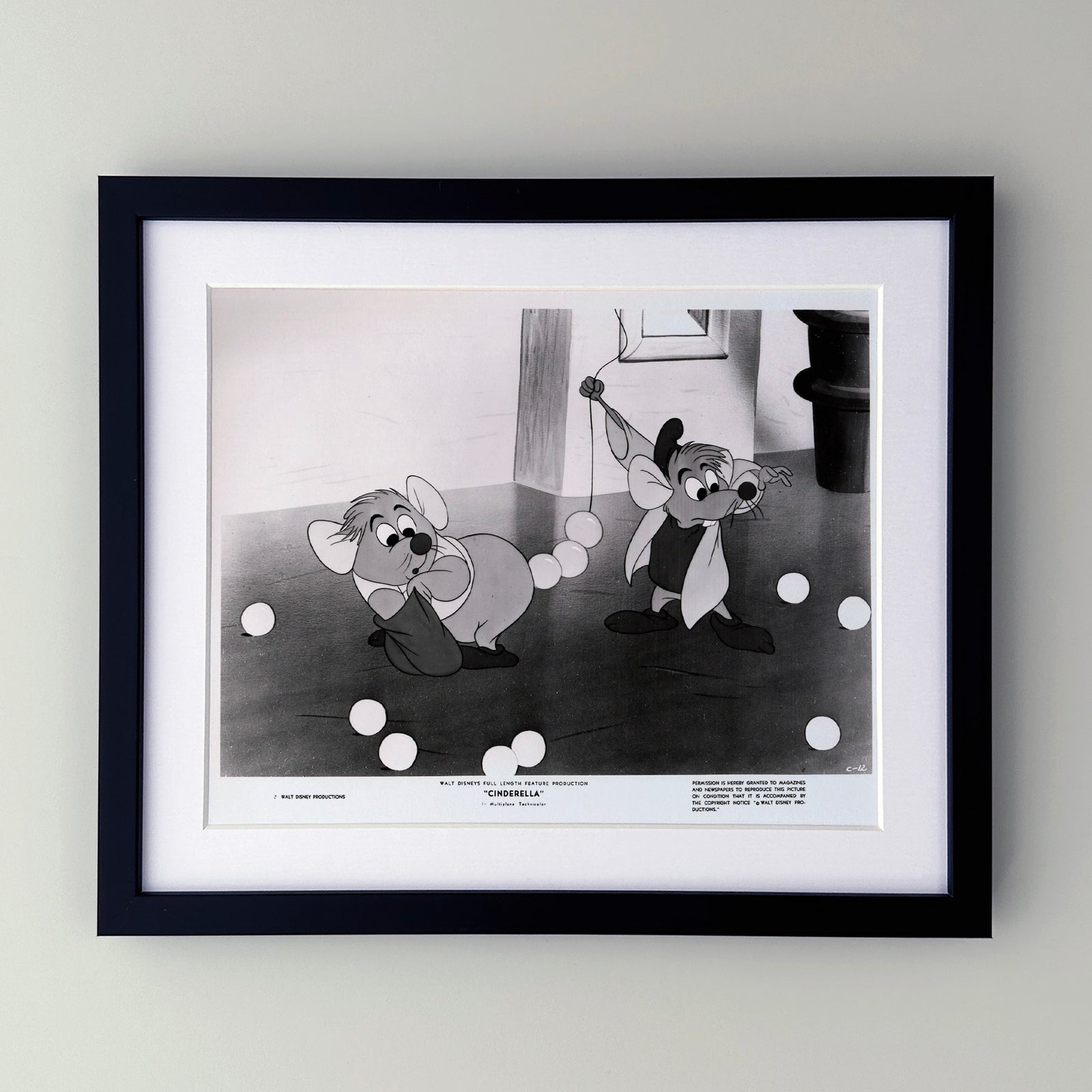 Cinderella 1950 Publicity Film Movie Press Still Framed