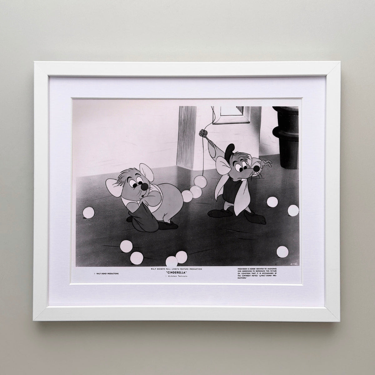 Cinderella 1950 Publicity Film Movie Press Still Framed