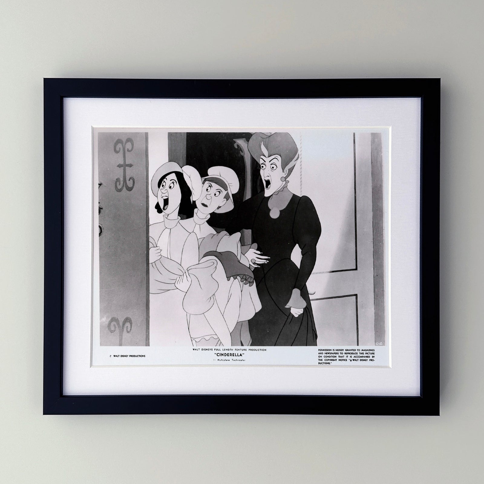 Cinderella 1950 Publicity Film Movie Press Still Framed