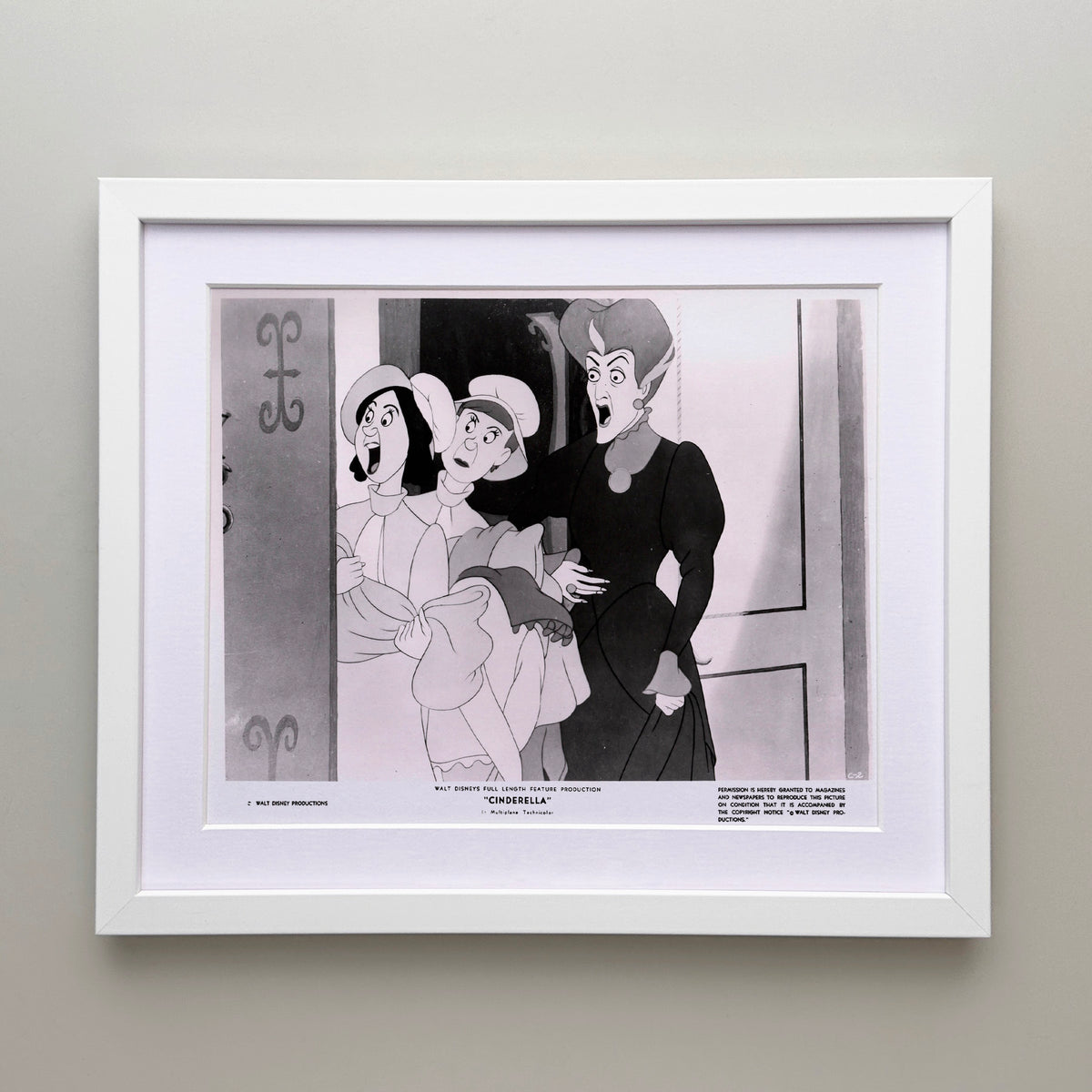 Cinderella 1950 Publicity Film Movie Press Still Framed