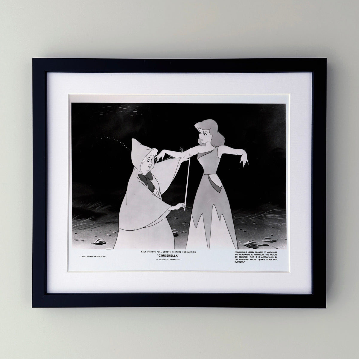 Cinderella 1950 Publicity Film Movie Press Still Framed