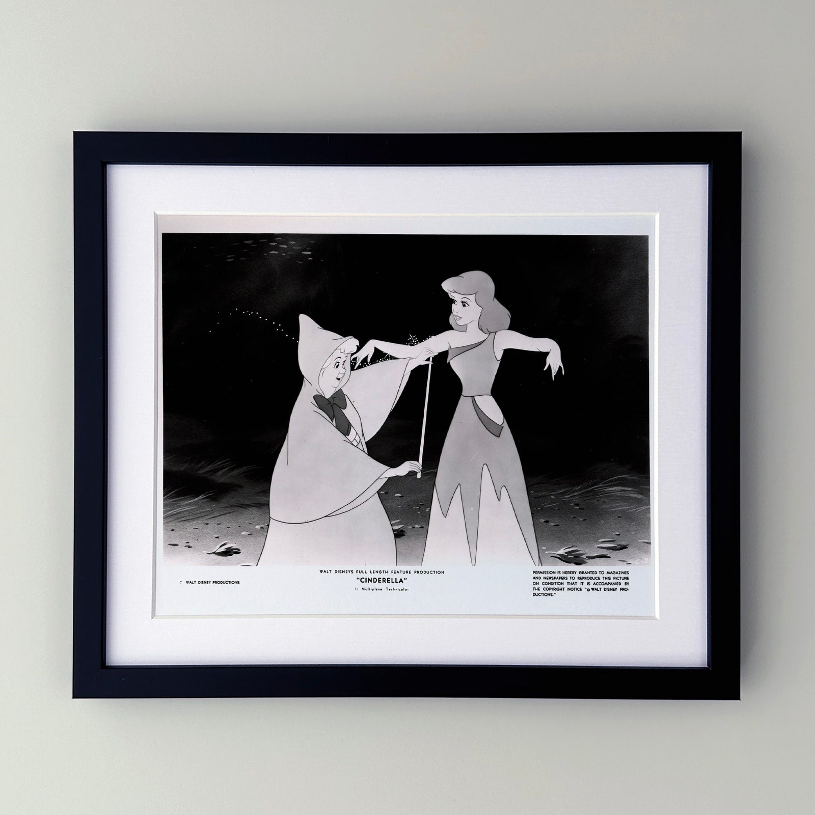 Cinderella 1950 Publicity Film Movie Press Still Framed