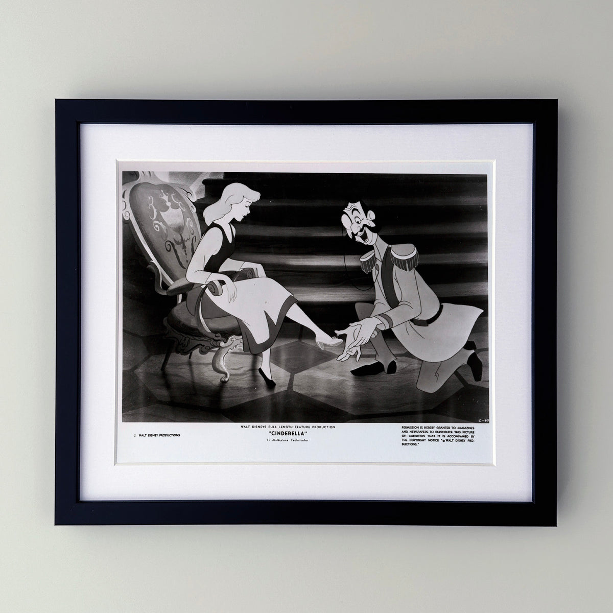 Cinderella 1950 Publicity Film Movie Press Still Framed