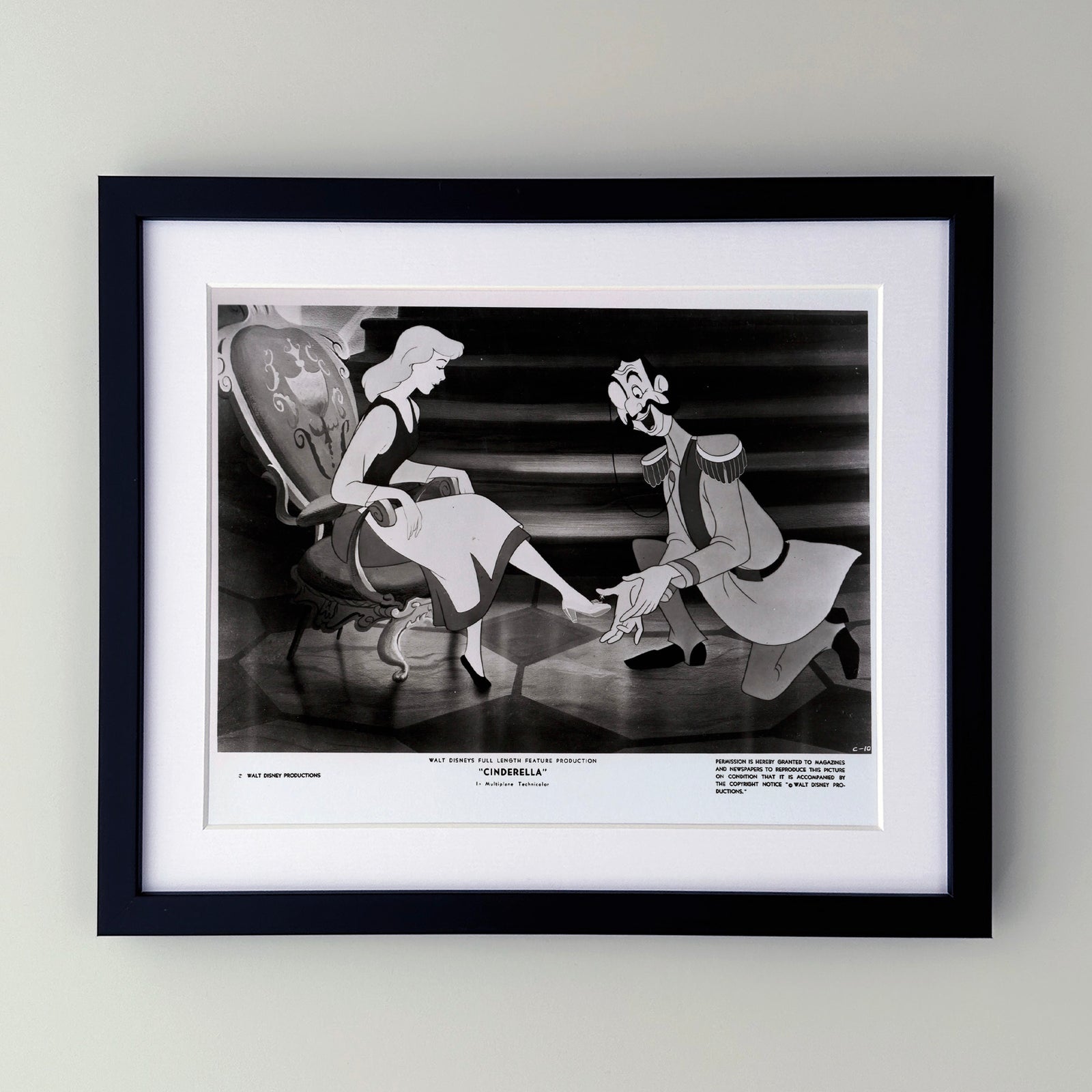 Cinderella 1950 Publicity Film Movie Press Still Framed