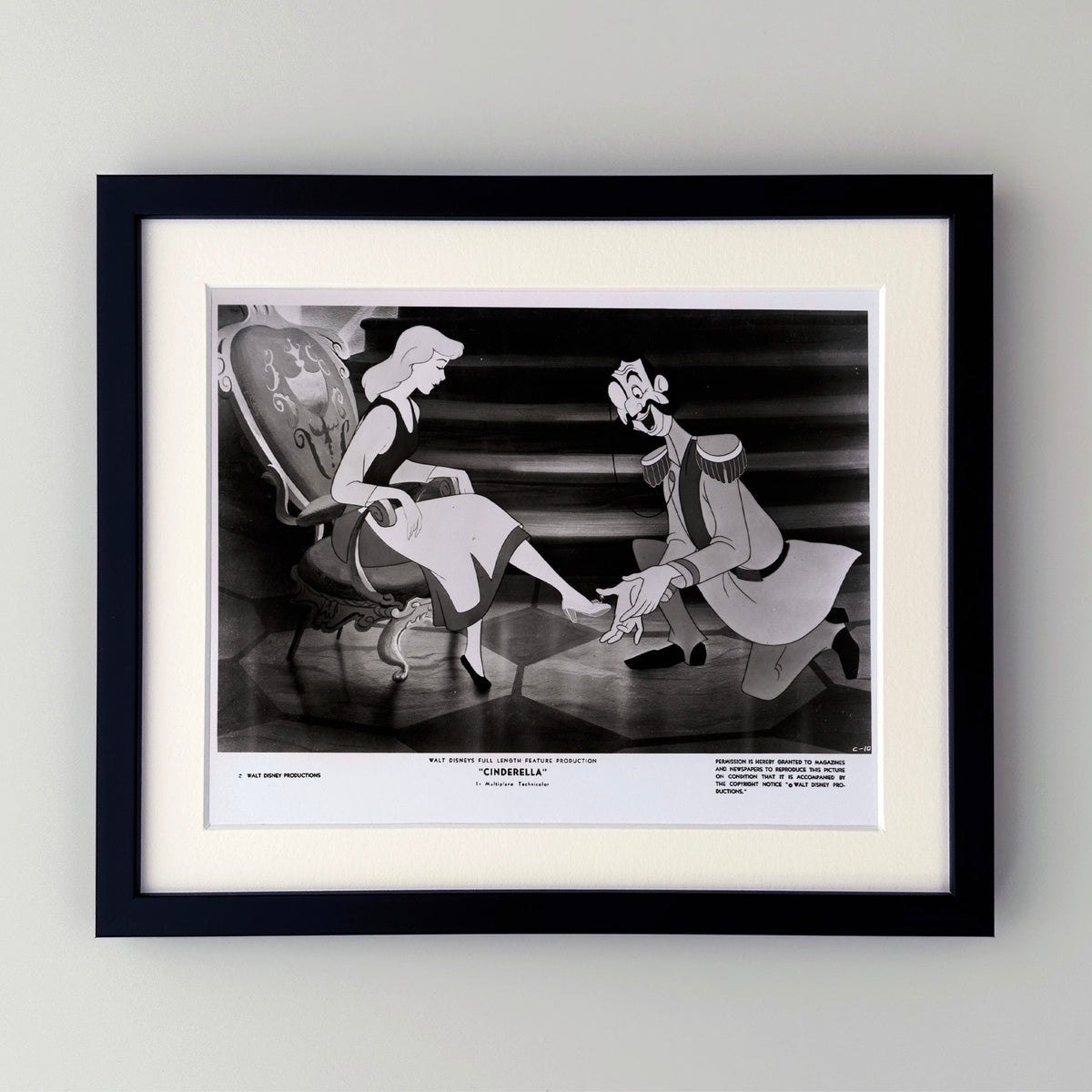 Cinderella 1950 Publicity Film Movie Press Still Framed