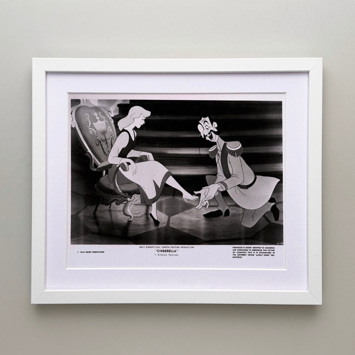 Cinderella 1950 Publicity Film Movie Press Still Framed