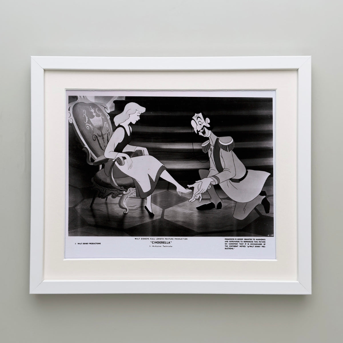 Cinderella 1950 Publicity Film Movie Press Still Framed