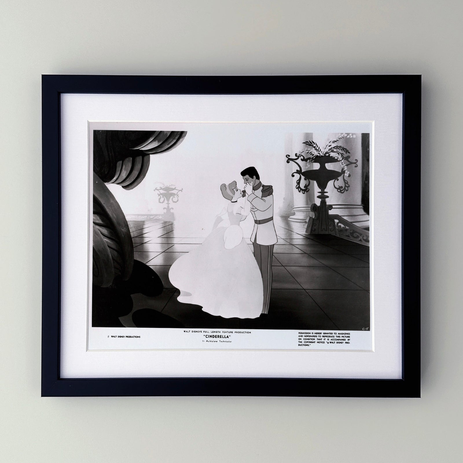 Cinderella 1950 Publicity Film Movie Press Still Framed