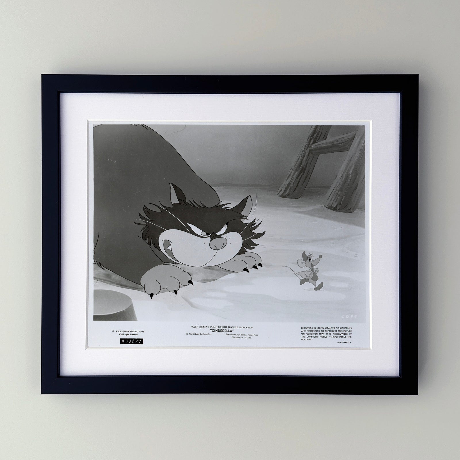 Cinderella 1950 Film Movie Press Publicity Still Framed