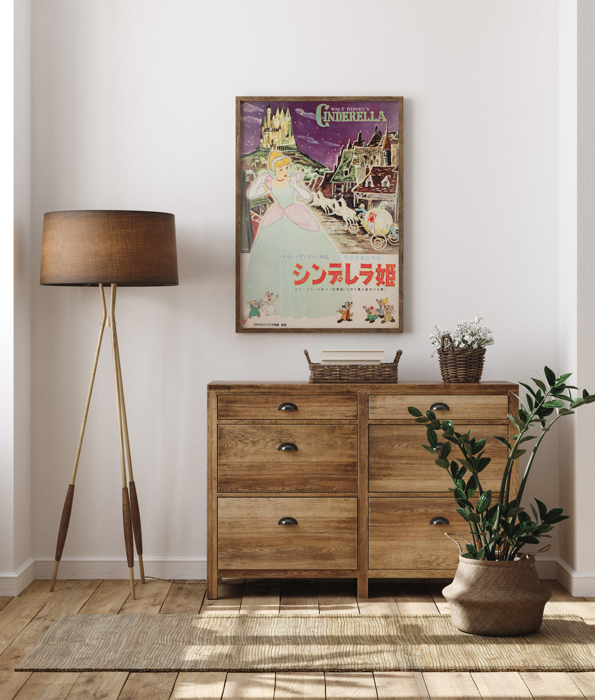 Cinderella R1950s Japanese B2 Film Movie Poster