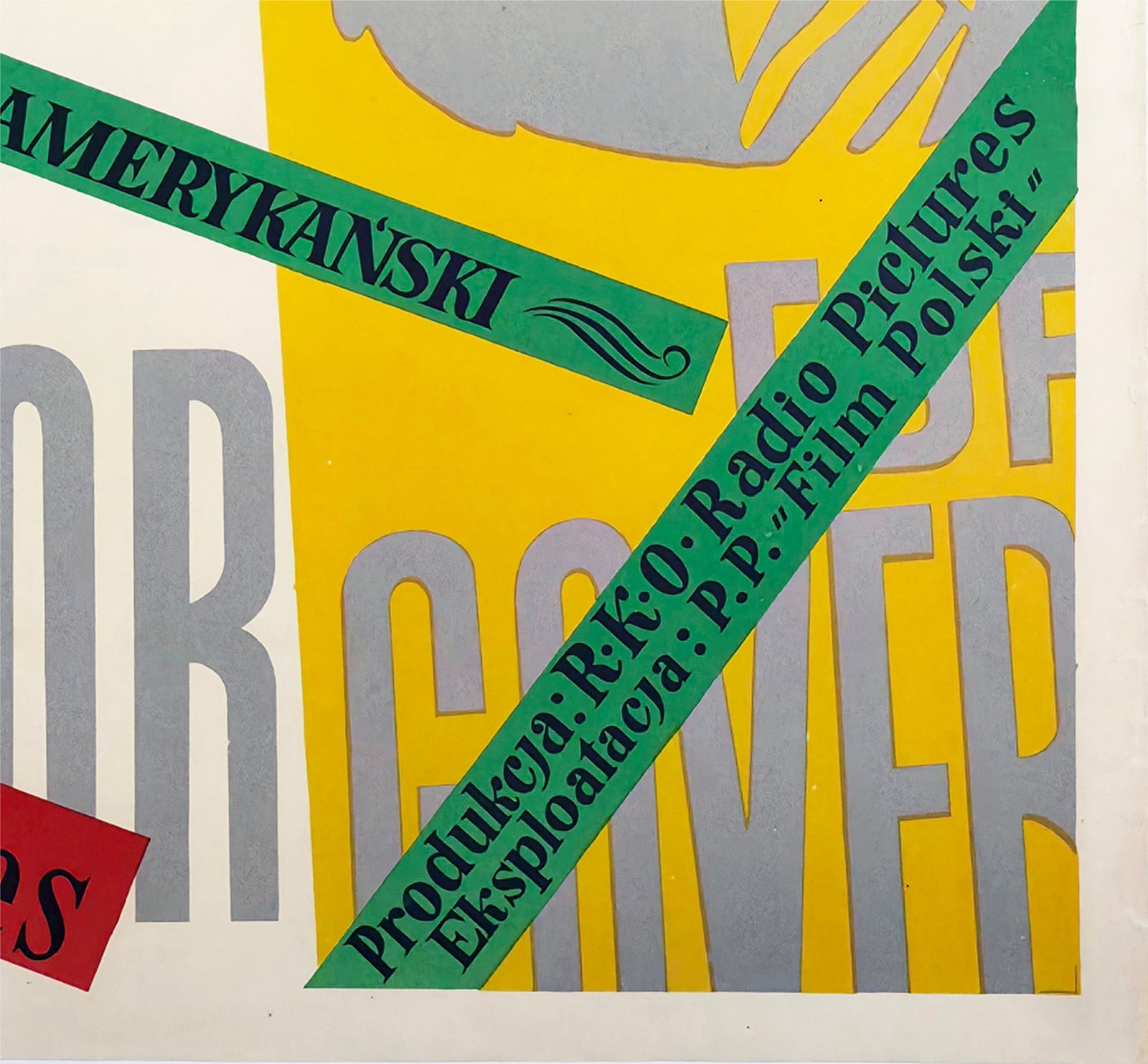Citizen Kane 1957 Polish A1 Film Poster Henryk Tomaszewski - detail