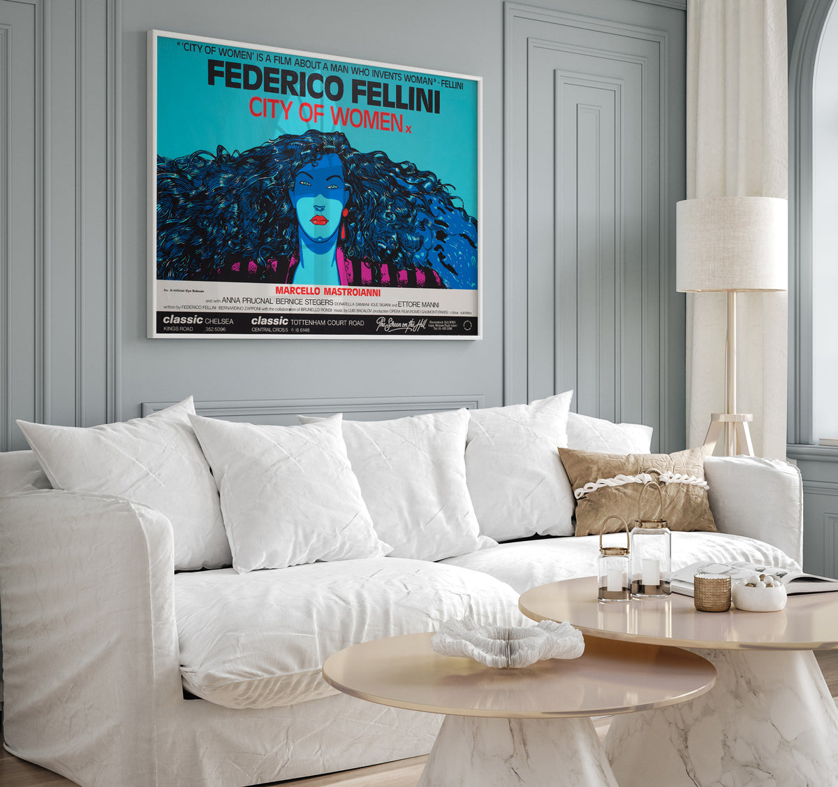 City of Women 1980 UK Quad Film Poster Andrea Pazienza