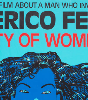 City of Women 1980 UK Quad Film Poster Andrea Pazienza - detail