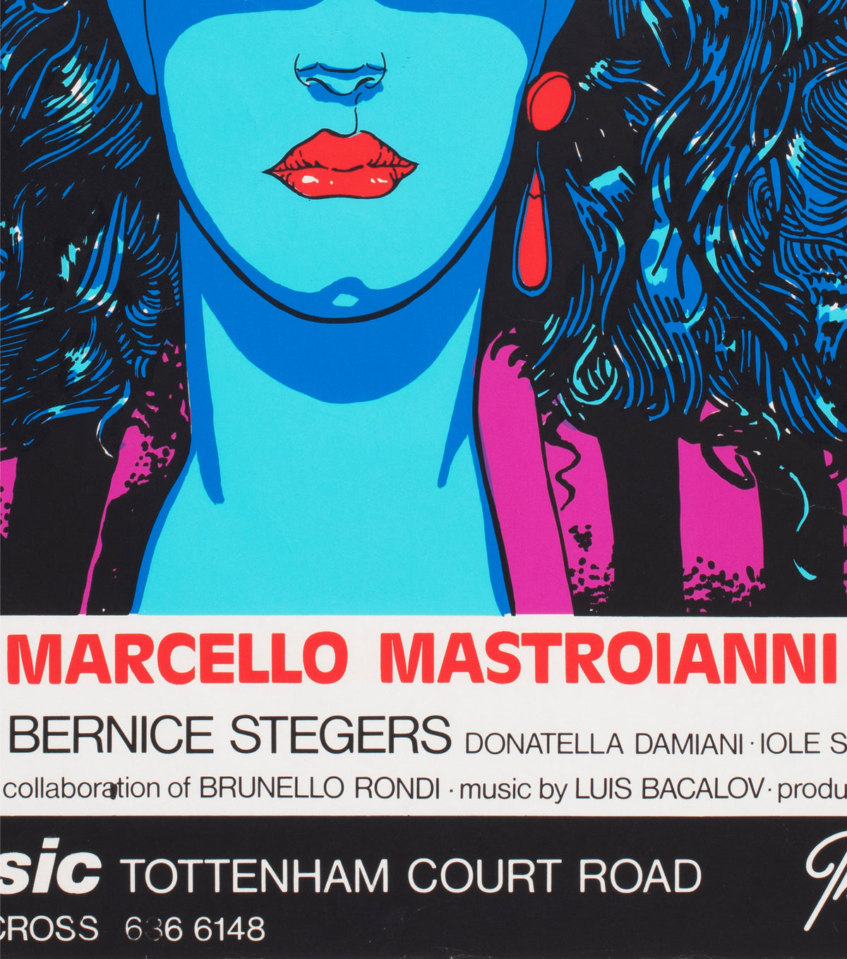 City of Women 1980 UK Quad Film Poster Andrea Pazienza - detail