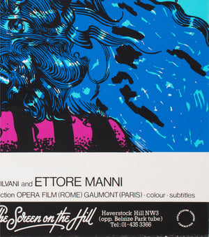 City of Women 1980 UK Quad Film Poster Andrea Pazienza - detail