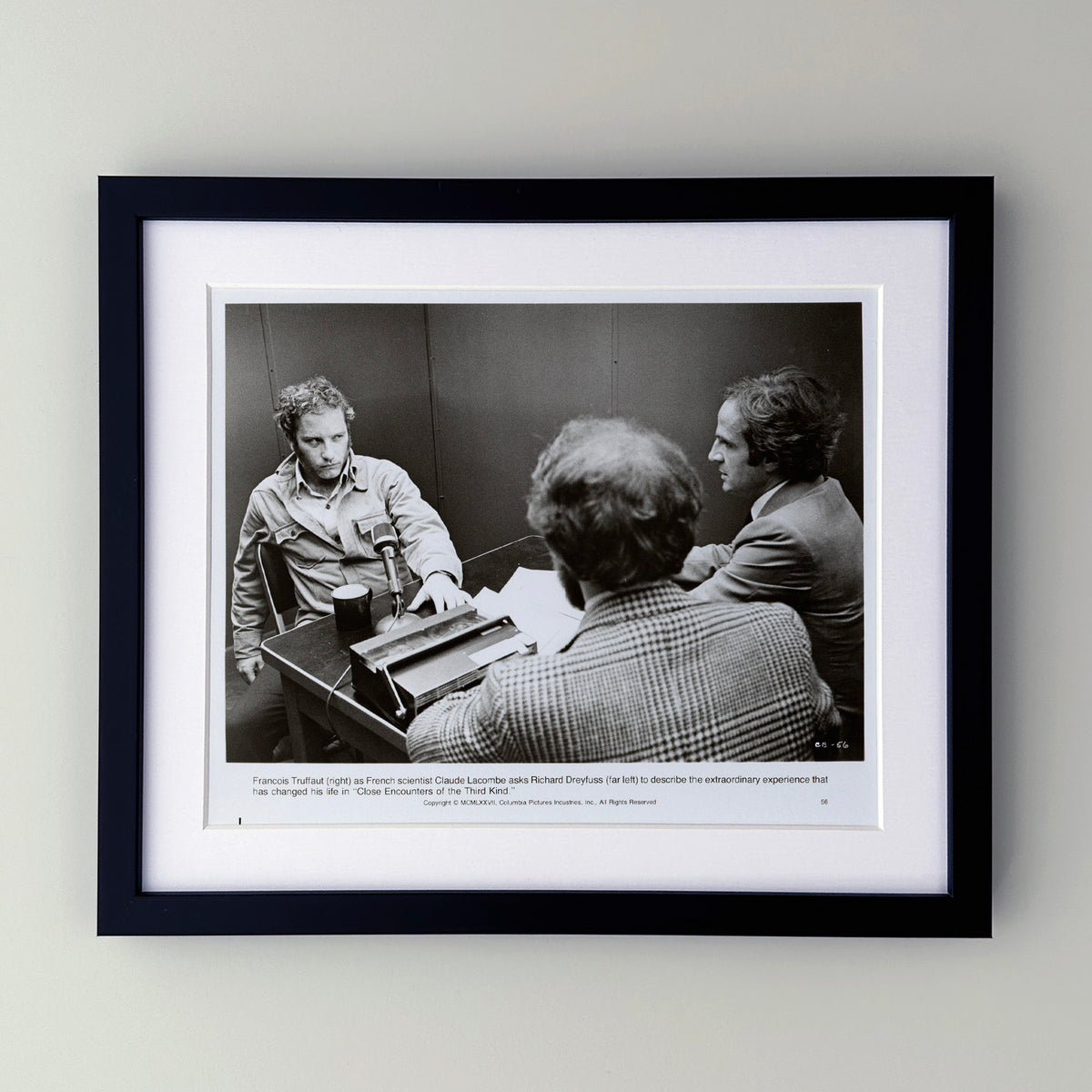 Close Encounters of the Third Kind 1977 Film Movie Press Publicity Still Framed