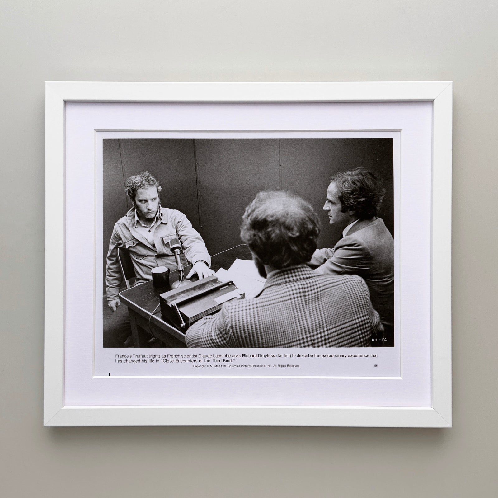 Close Encounters of the Third Kind 1977 Film Movie Press Publicity Still Framed