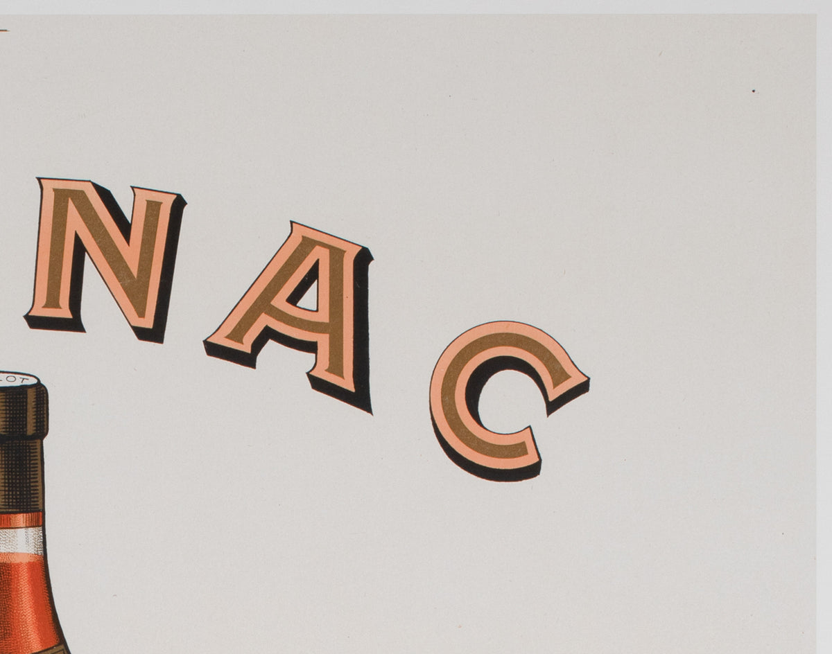 Cognac Guillot c1910 French Alcohol Advertising Poster