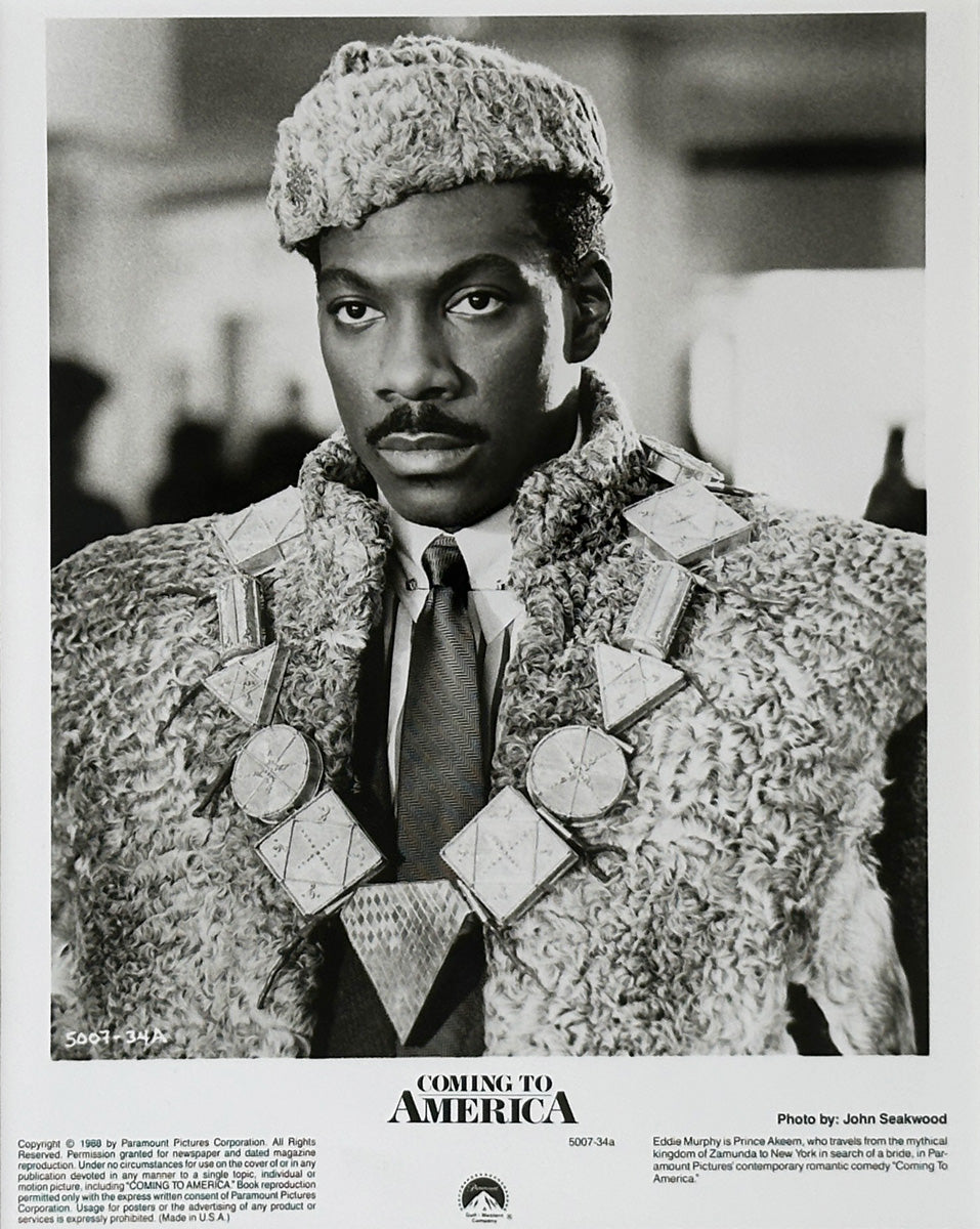 Coming to America (1988) Eddie Murphy Publicity Film Movie Still - Framed
