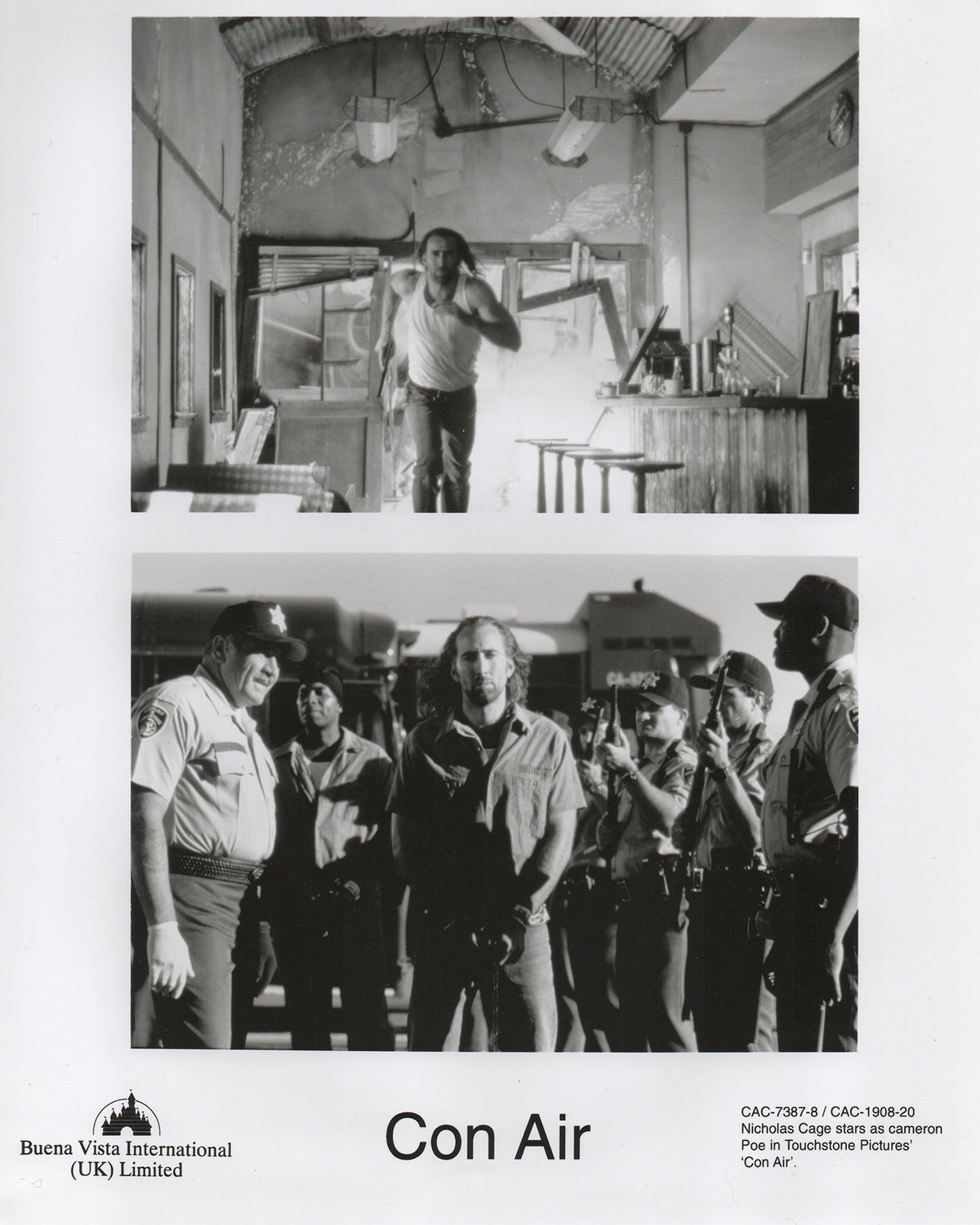 Con Air 1997 Film Movie Press Publicity Still Framed