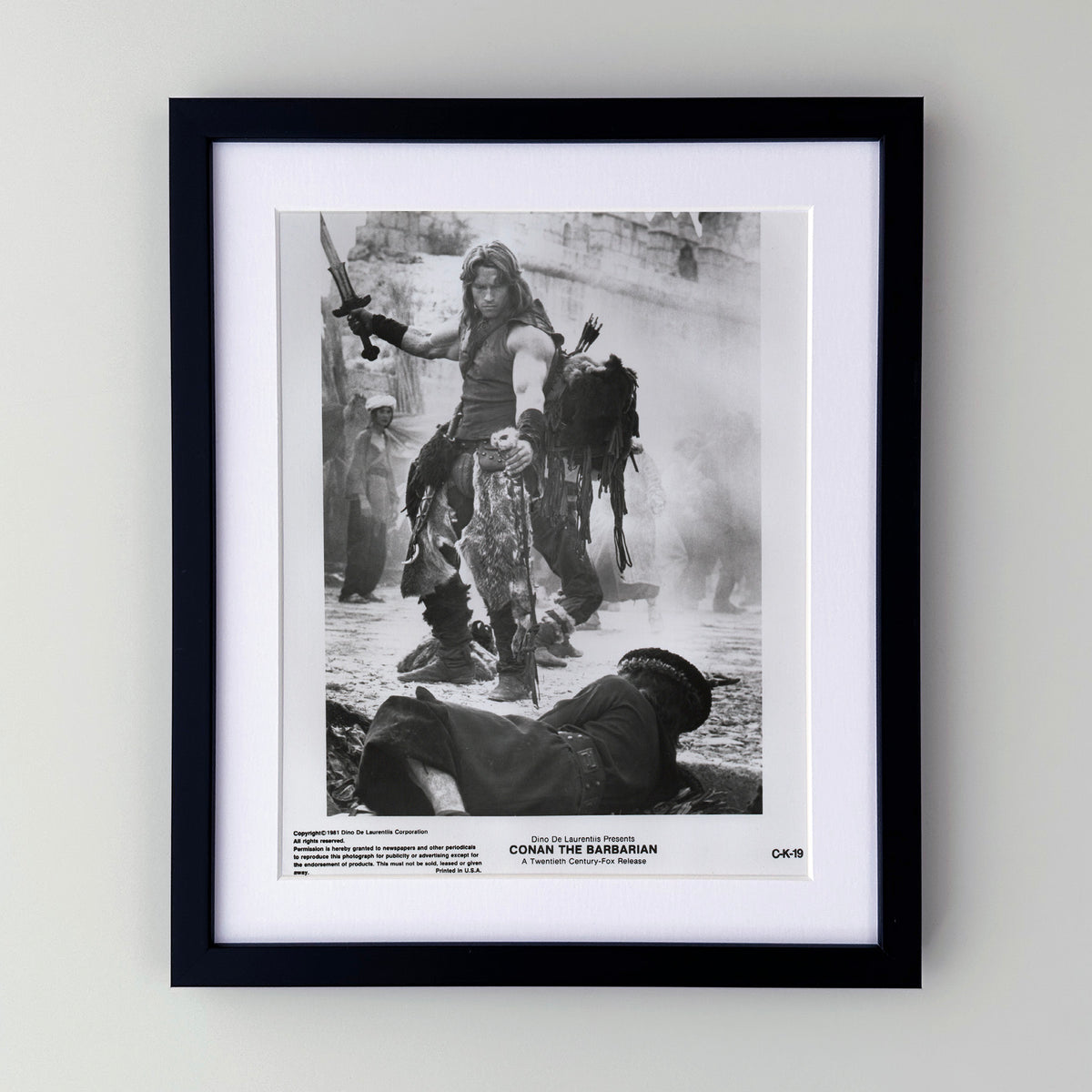 Conan The Barbarian 1981 Film Movie Press Publicity Still Framed