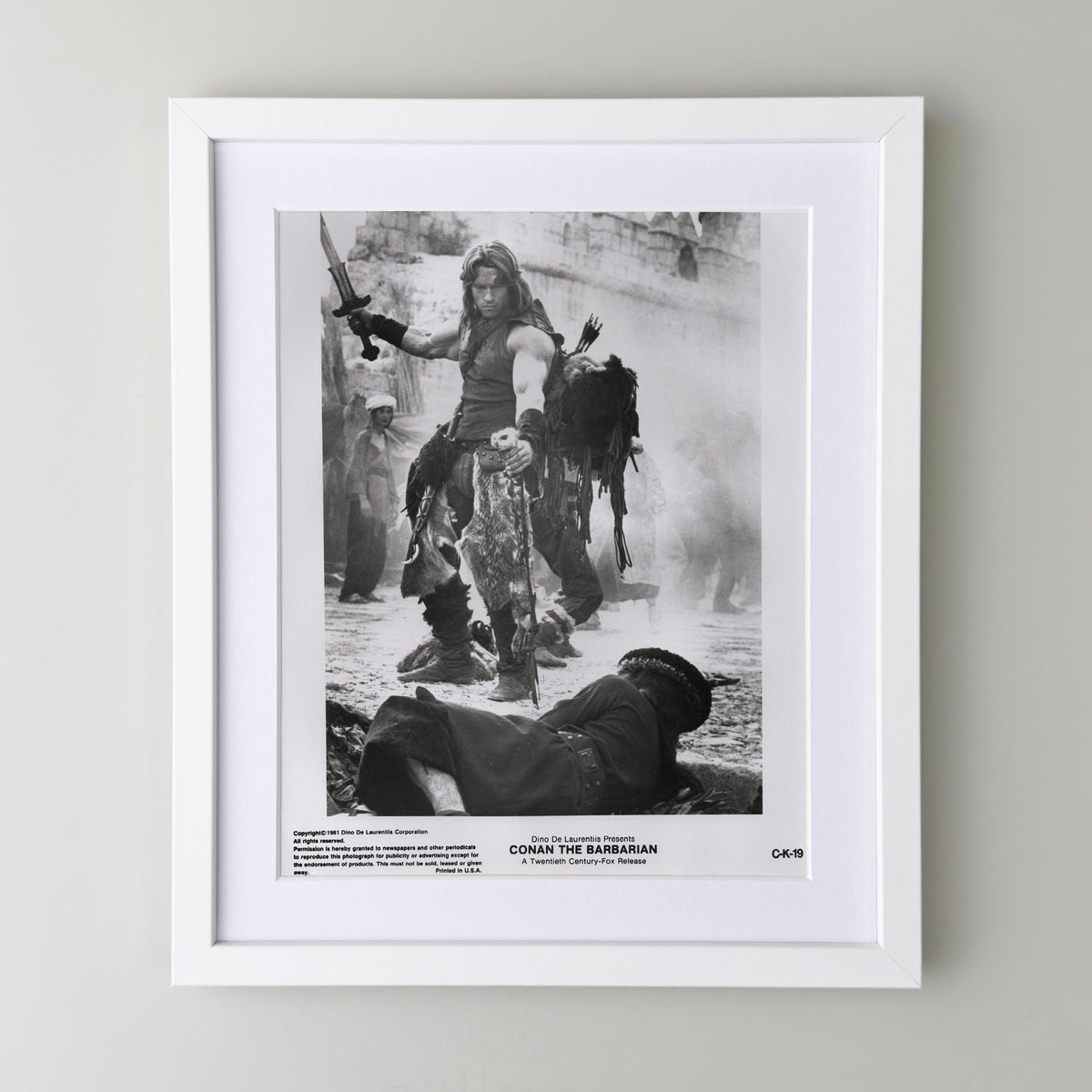 Conan The Barbarian 1981 Film Movie Press Publicity Still Framed