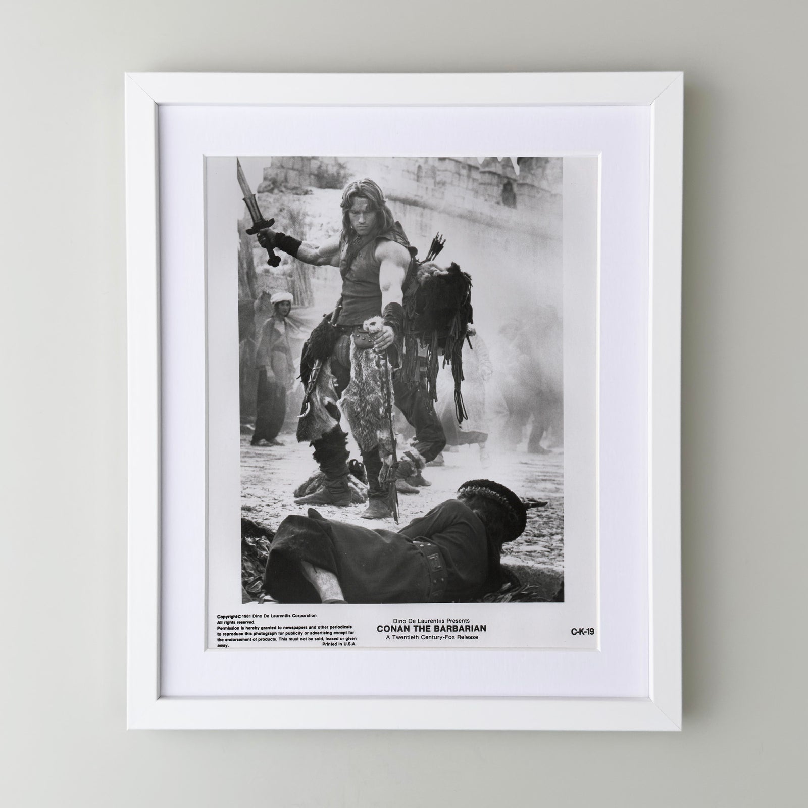 Conan The Barbarian 1981 Film Movie Press Publicity Still Framed