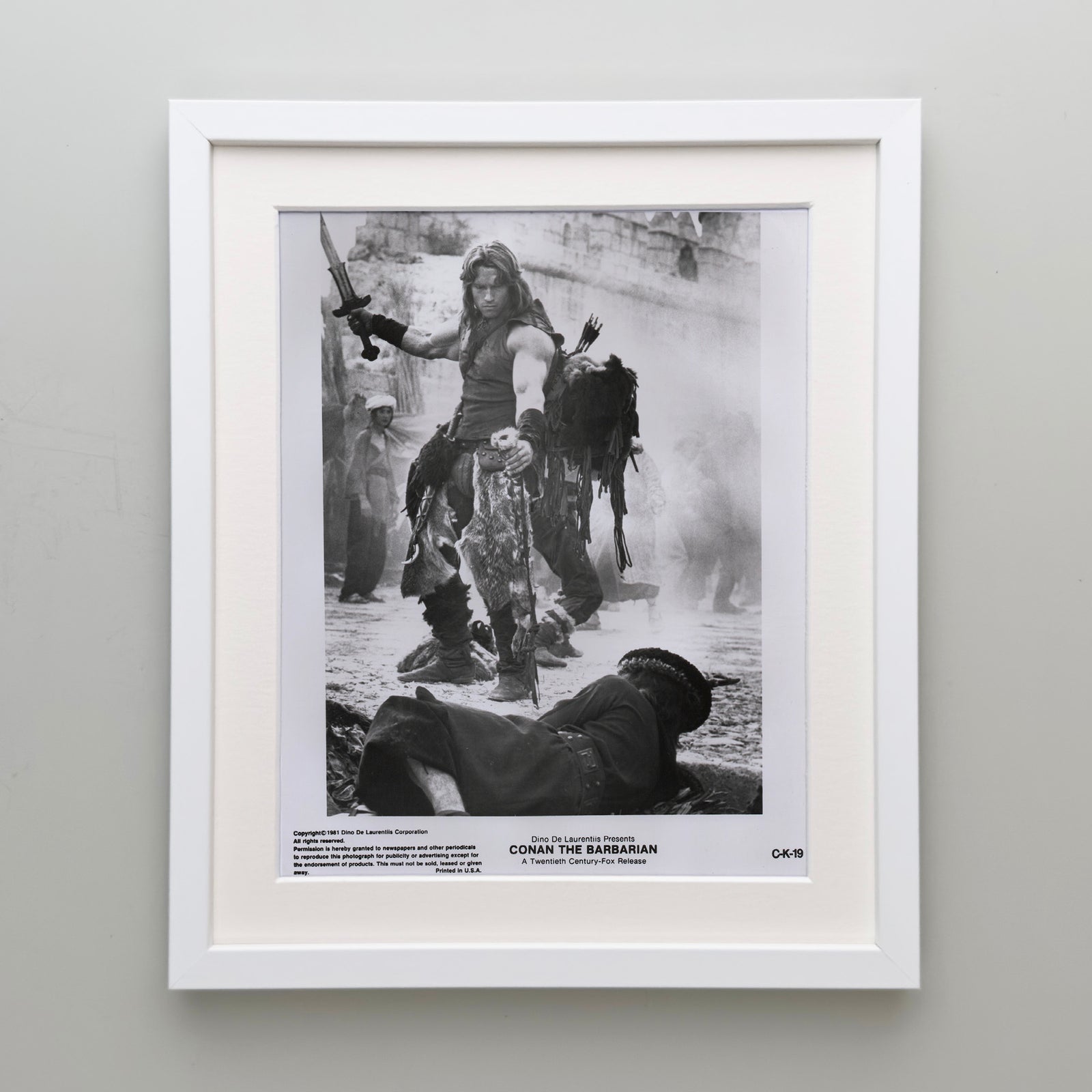 Conan The Barbarian 1981 Film Movie Press Publicity Still Framed