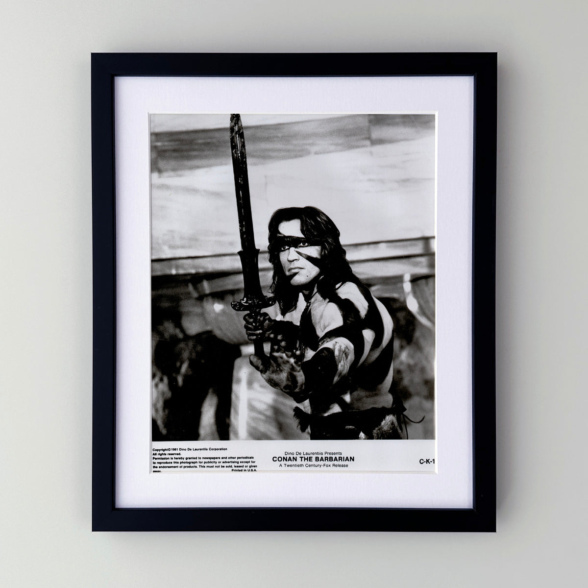 Conan The Barbarian 1981 Film Movie Press Publicity Still Framed