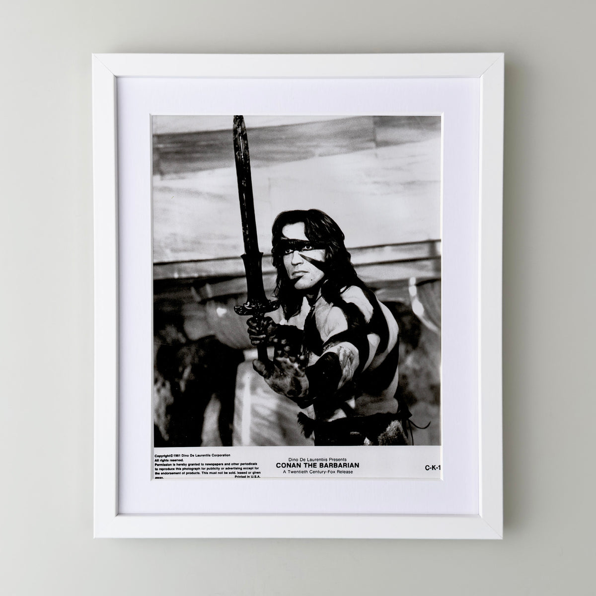 Conan The Barbarian 1981 Film Movie Press Publicity Still Framed