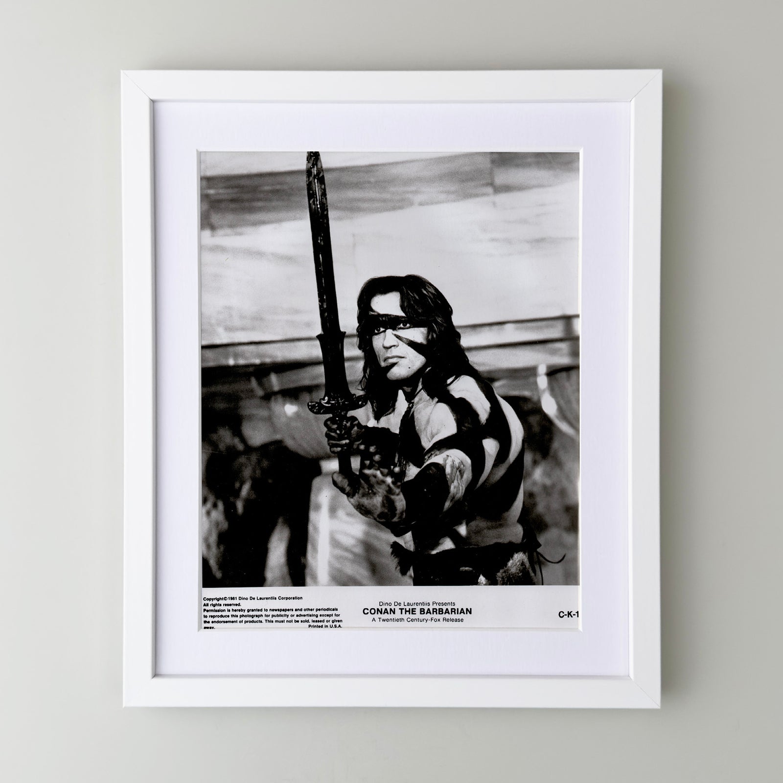 Conan The Barbarian 1981 Film Movie Press Publicity Still Framed