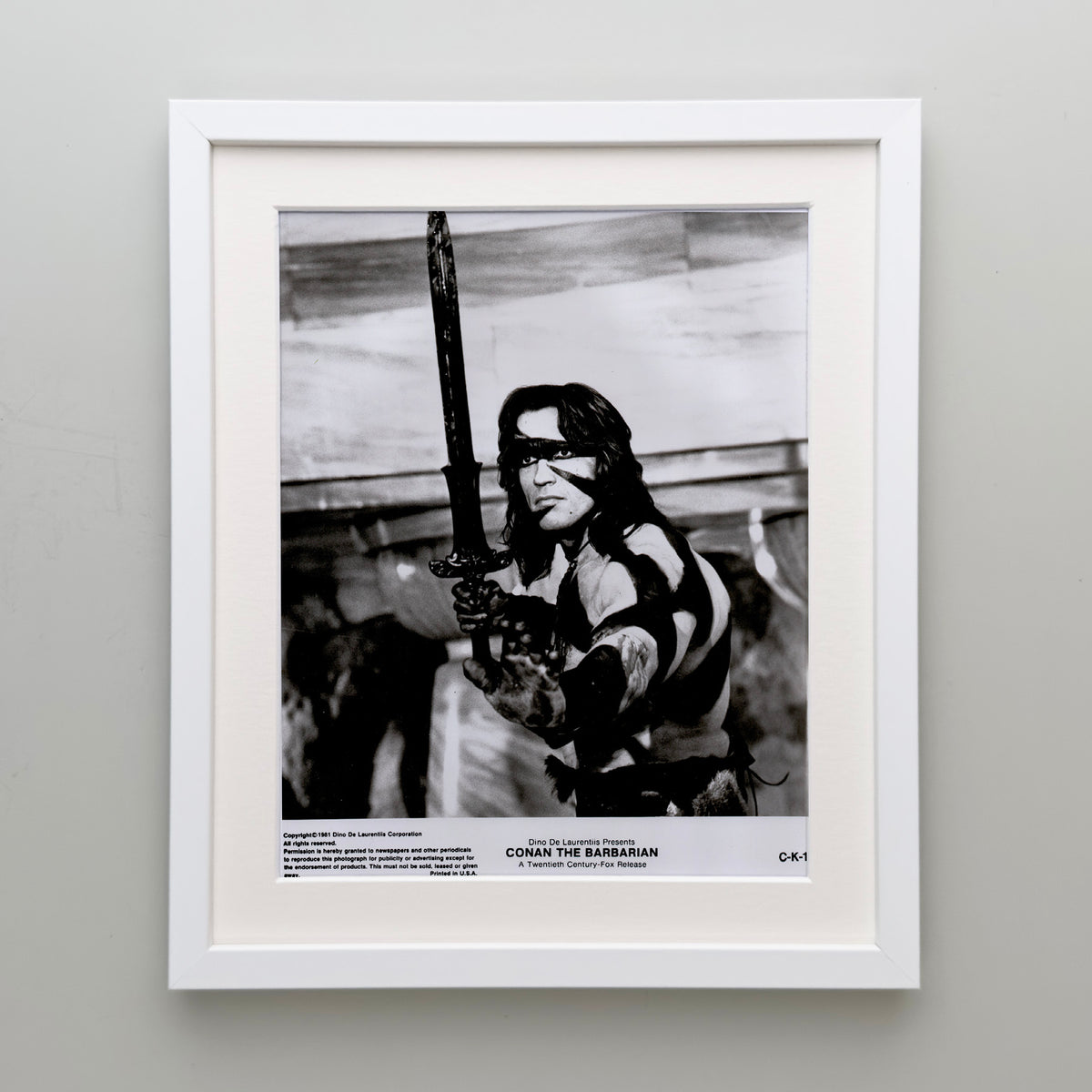 Conan The Barbarian 1981 Film Movie Press Publicity Still Framed
