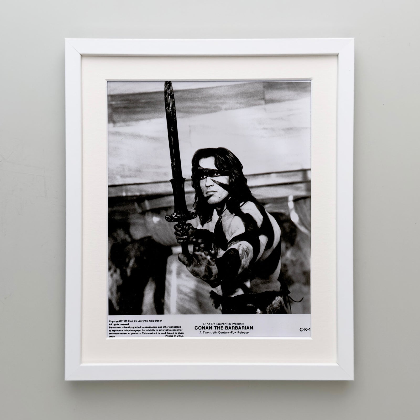 Conan The Barbarian 1981 Film Movie Press Publicity Still Framed