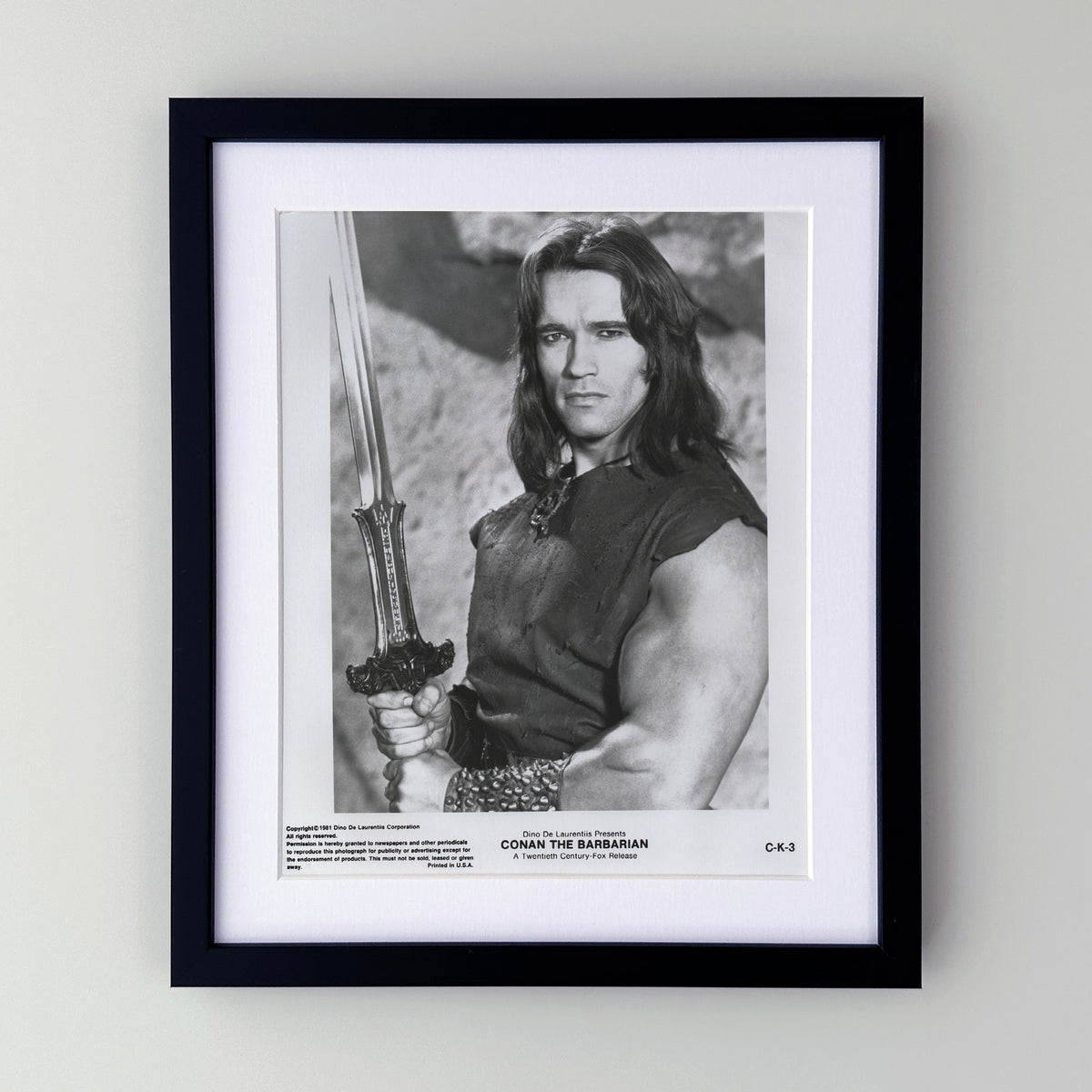 Conan The Barbarian 1981 Film Movie Press Publicity Still Framed