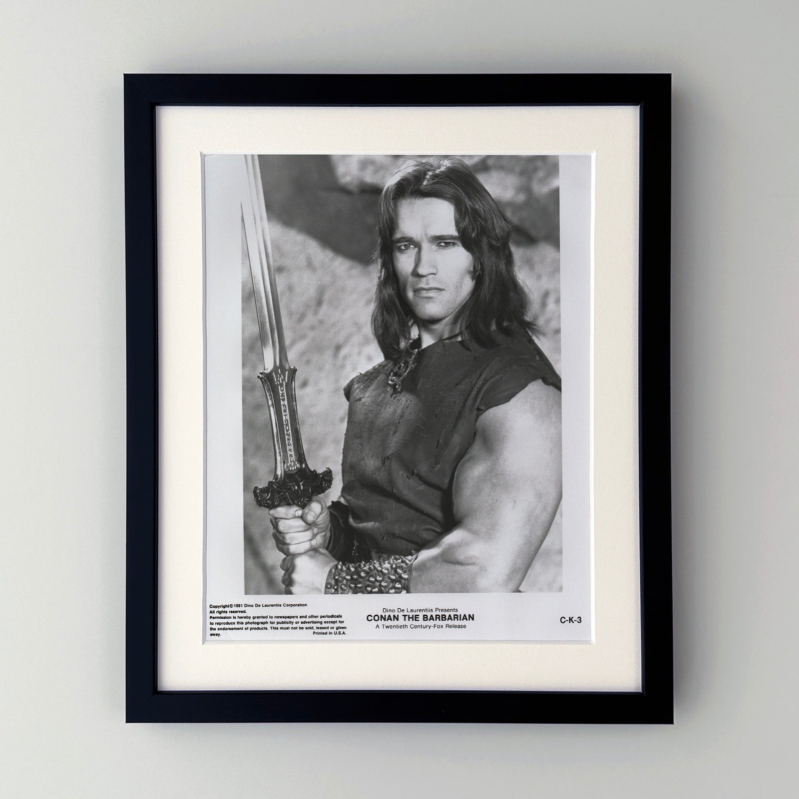 Conan The Barbarian 1981 Film Movie Press Publicity Still Framed