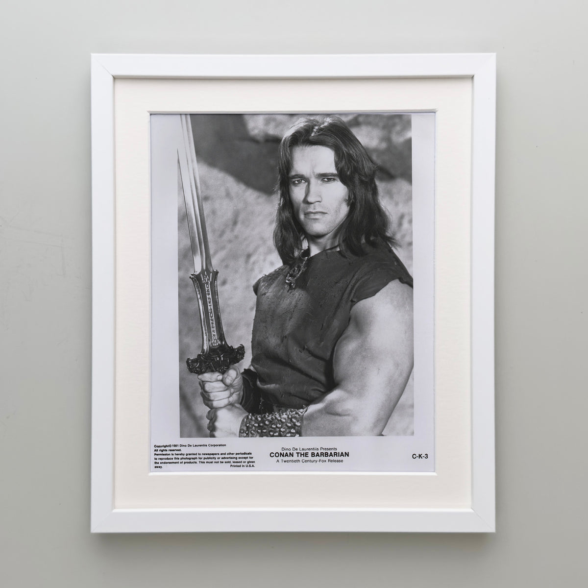 Conan The Barbarian 1981 Film Movie Press Publicity Still Framed