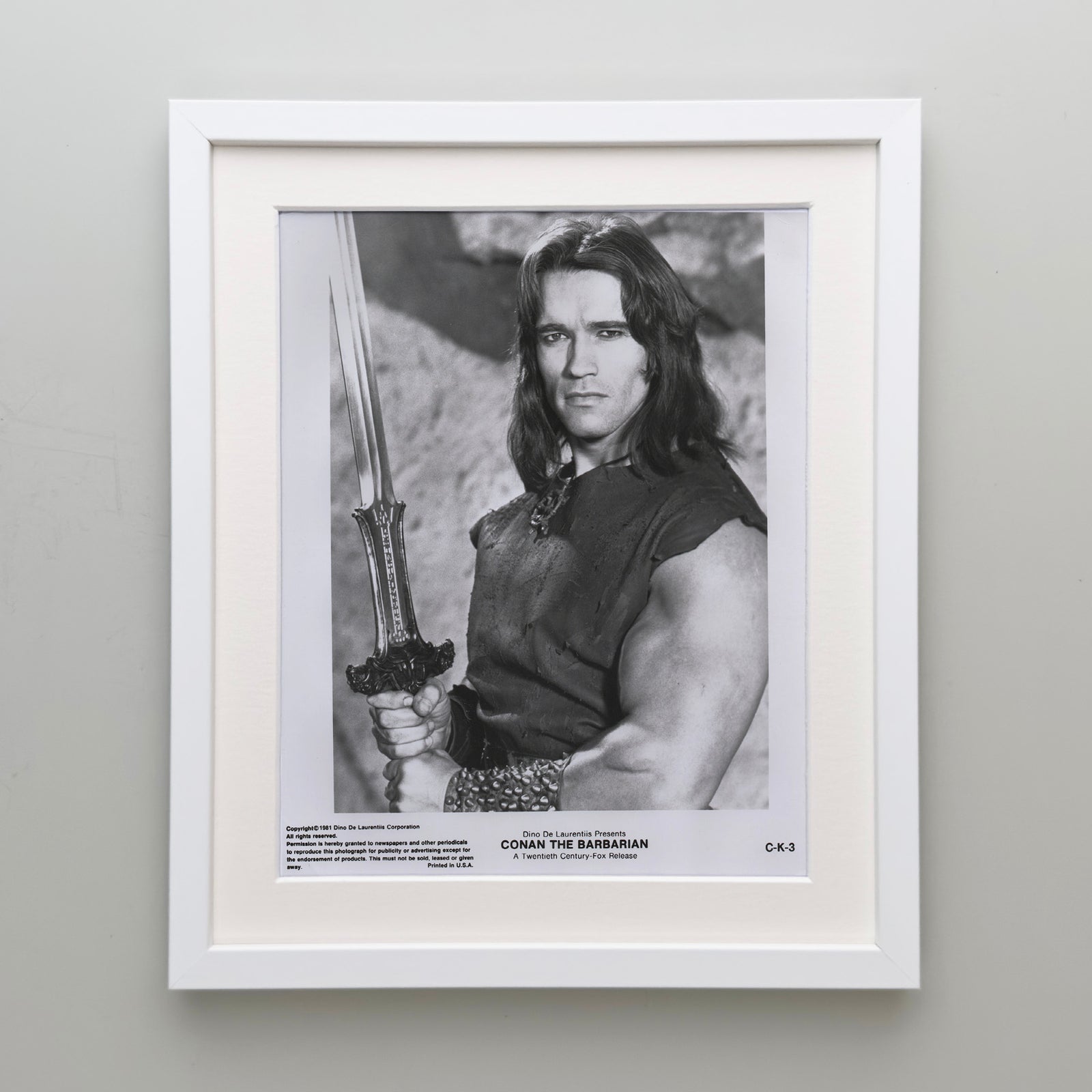 Conan The Barbarian 1981 Film Movie Press Publicity Still Framed