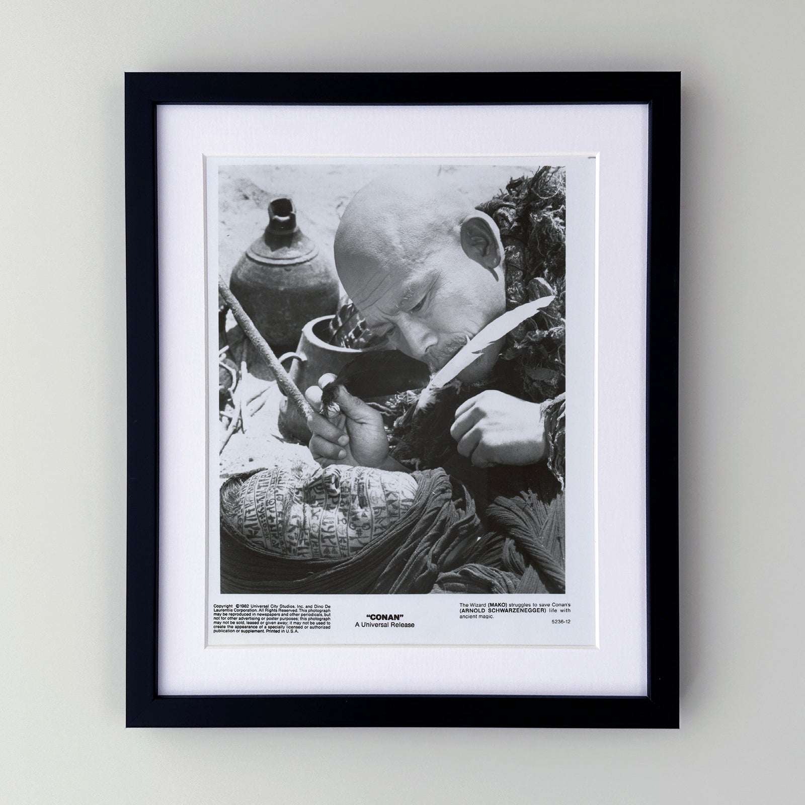 Conan the Barbarian 1982 Film Movie Press Publicity Still Framed