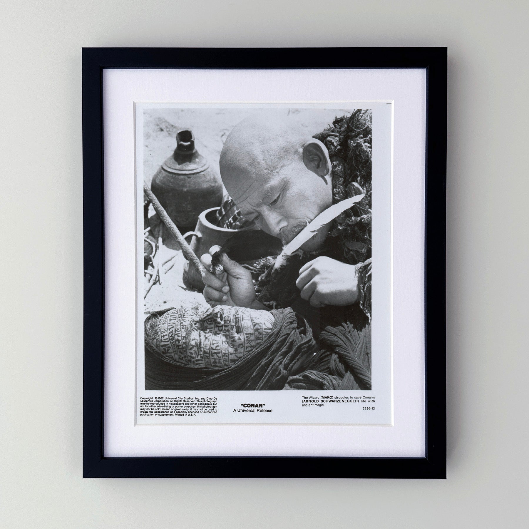 Conan the Barbarian 1982 Film Movie Press Publicity Still Framed