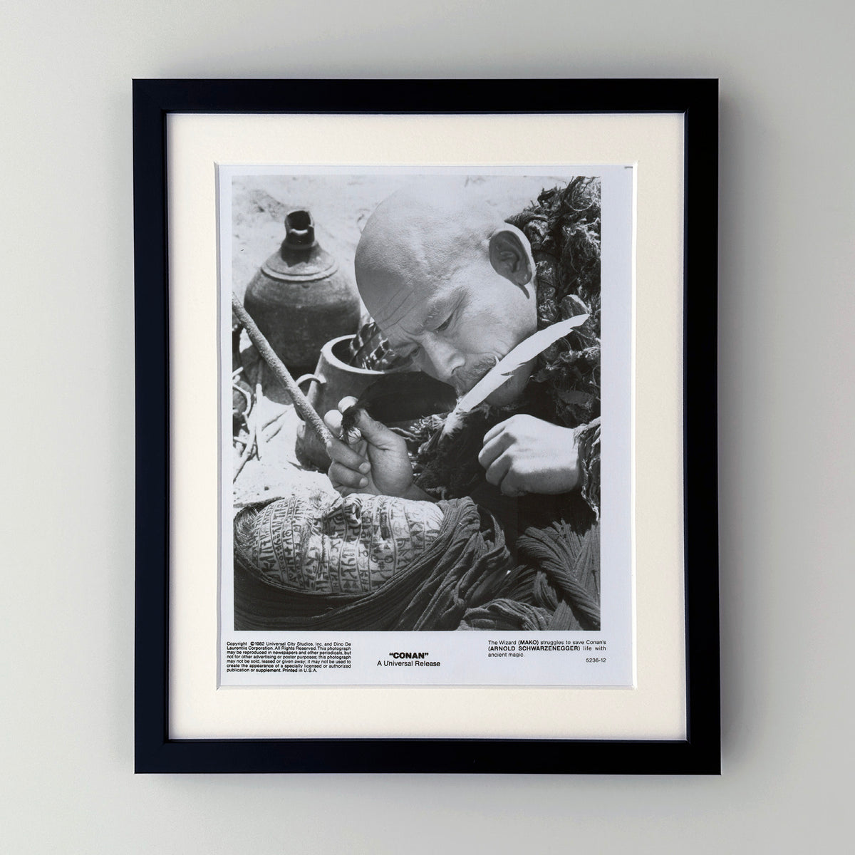 Conan the Barbarian 1982 Film Movie Press Publicity Still Framed